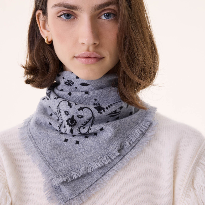 Petit bandana cachemire