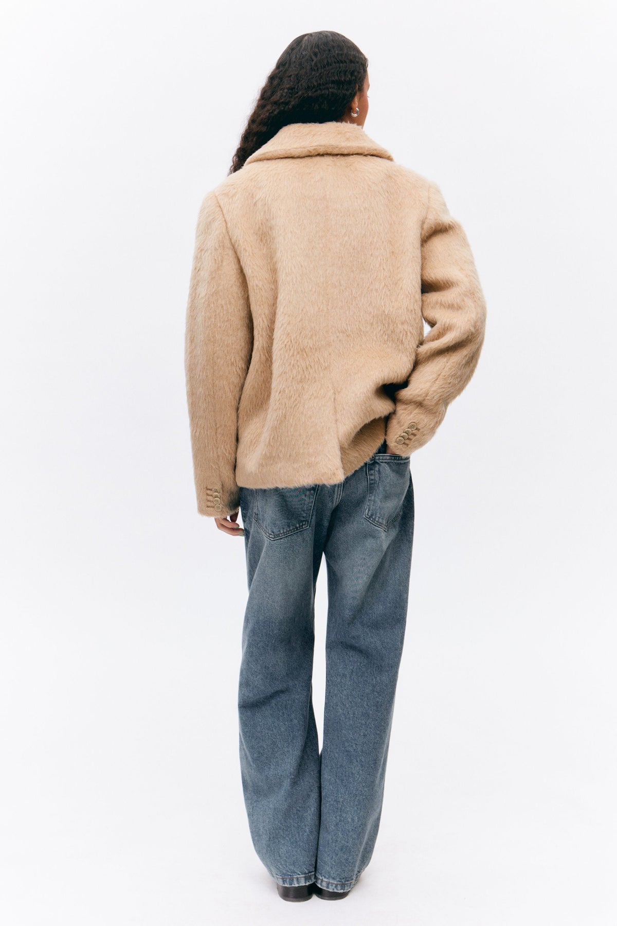 Veste en maille à double boutonnage