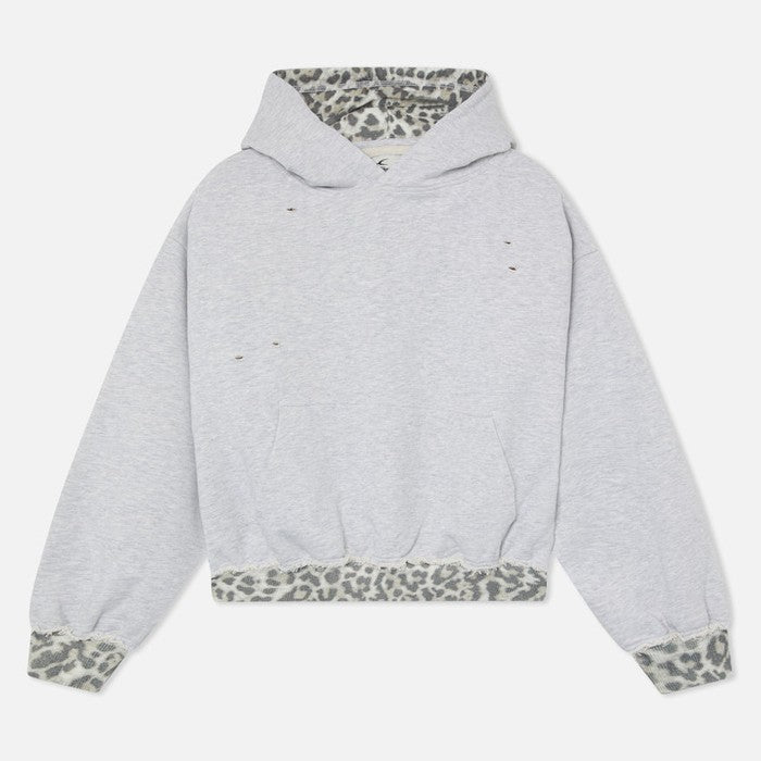 Pull Léopard Mélange Gris