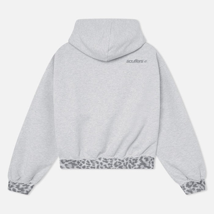 Pull Léopard Mélange Gris