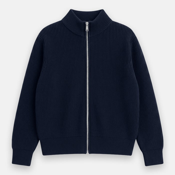 Veste Lou zippée côtelée